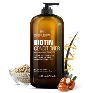 Botanic Hearth Biotin Conditioner With Ginger Oil & Keratin | For Hair Growth